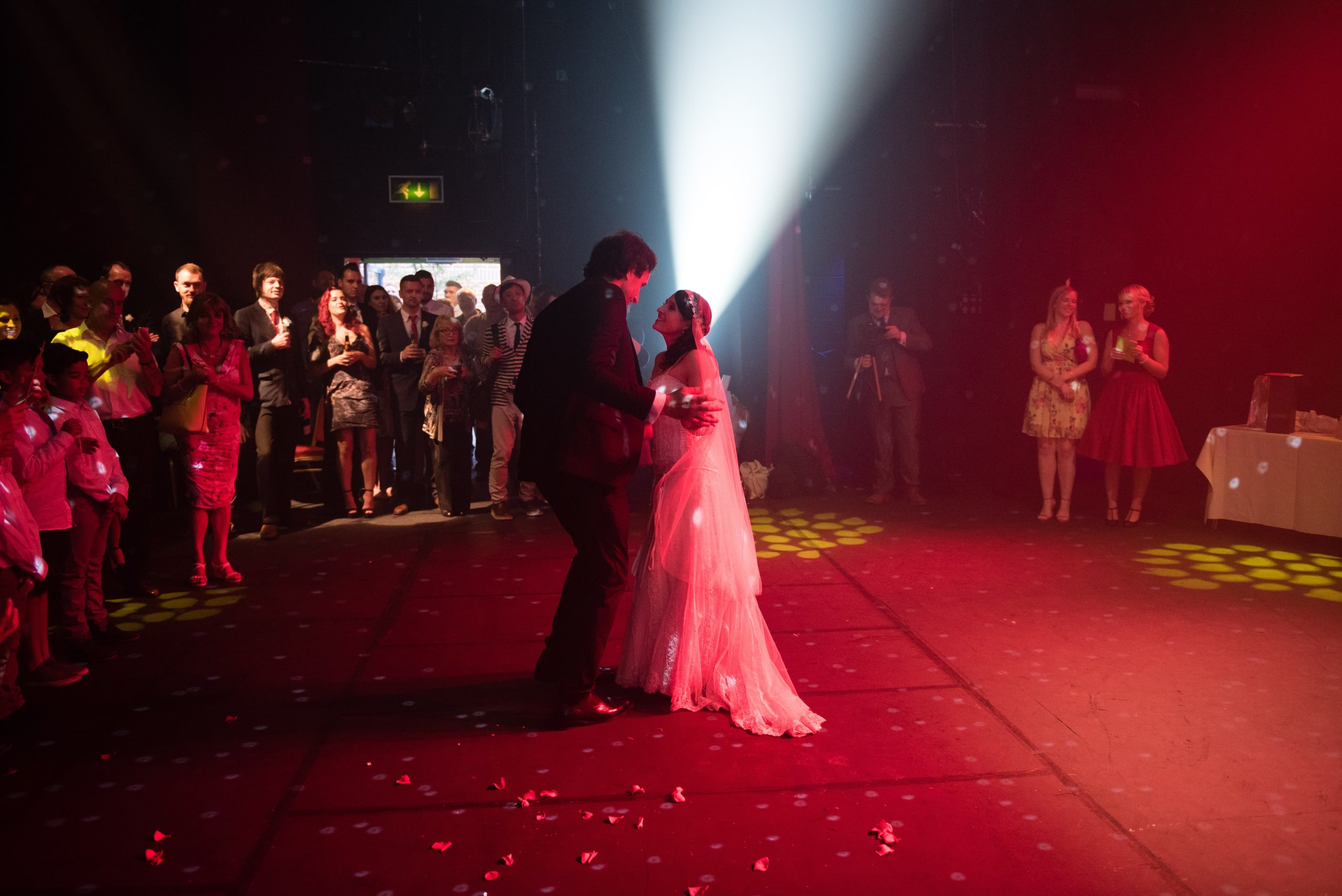 Bridebook.co.uk First dance theatre uplit