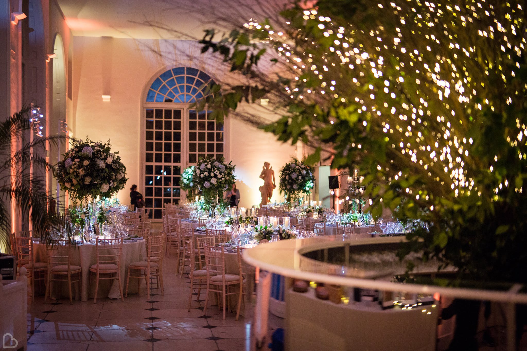 inside the royal botanical gardens, wedding reception venue in london