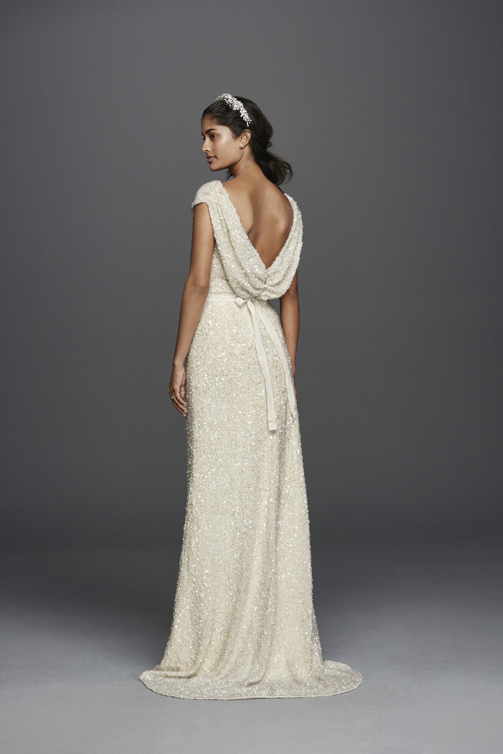 bridebook.co.uk jenny packham for david's bridal sequin dress