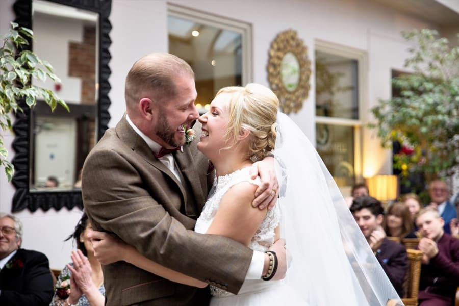 South West | Hampshire | Lymington | Winter | Traditional | Christmas | Maroon | Brown | Hotel | Real Wedding | Jennie Franklin #Bridebook #RealWedding #WeddingIdeas Bridebook.co.uk 