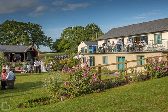 Manor Hill House outdoor wedding venue with balcony in Worcestershire