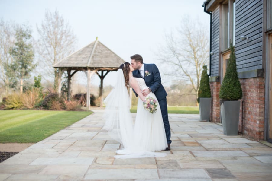 Midlands | Leicestershire | Spring | Rustic | Country | Pink | Barn | Real Wedding | Kayleigh Pope #Bridebook #RealWedding #WeddingIdeas Bridebook.co.uk 