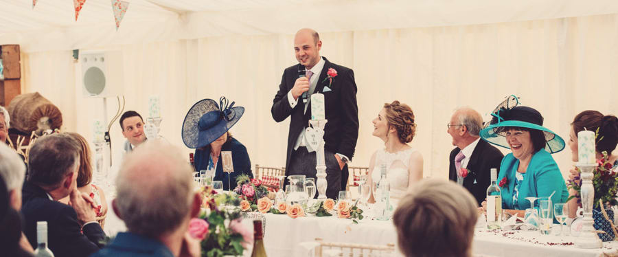 Outdoor | Farm | Barn | Rustic | Barn | Marquee | Tractor | Summer | Marlborough | Peter Smart #Bridebook #RealWedding #WeddingIdeas Bridebook.co.uk 