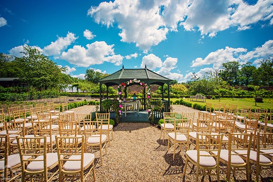The Secret Garden outdoor wedding venue in Kent