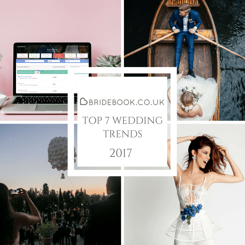 Bridebook.co.uk wedding trends 2017