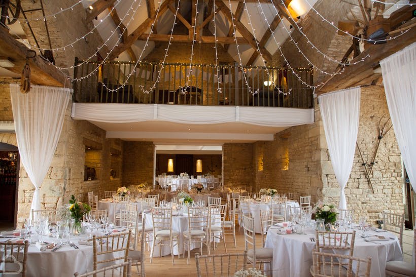 The Great Tythe Barn, barn wedding venue in Gloucestershire