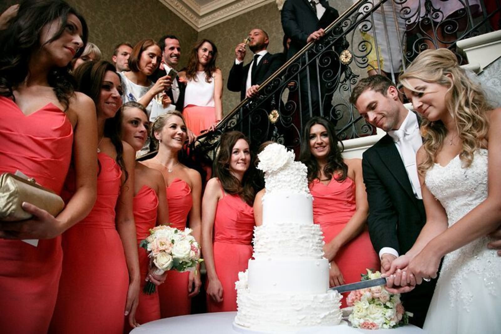 South East | Buckinghamshire | Maidenhead | Autumn | Classic | Elegant | Pink | Brights | Coral | Country House | Real Wedding | Guy Hearn Photography #Bridebook #RealWedding #WeddingIdeas Bridebook.co.uk 