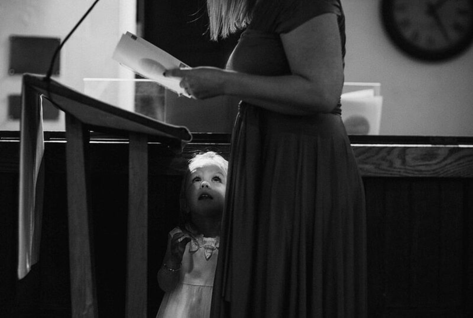 Bridebook.co.uk- reading being said at the lectern 
