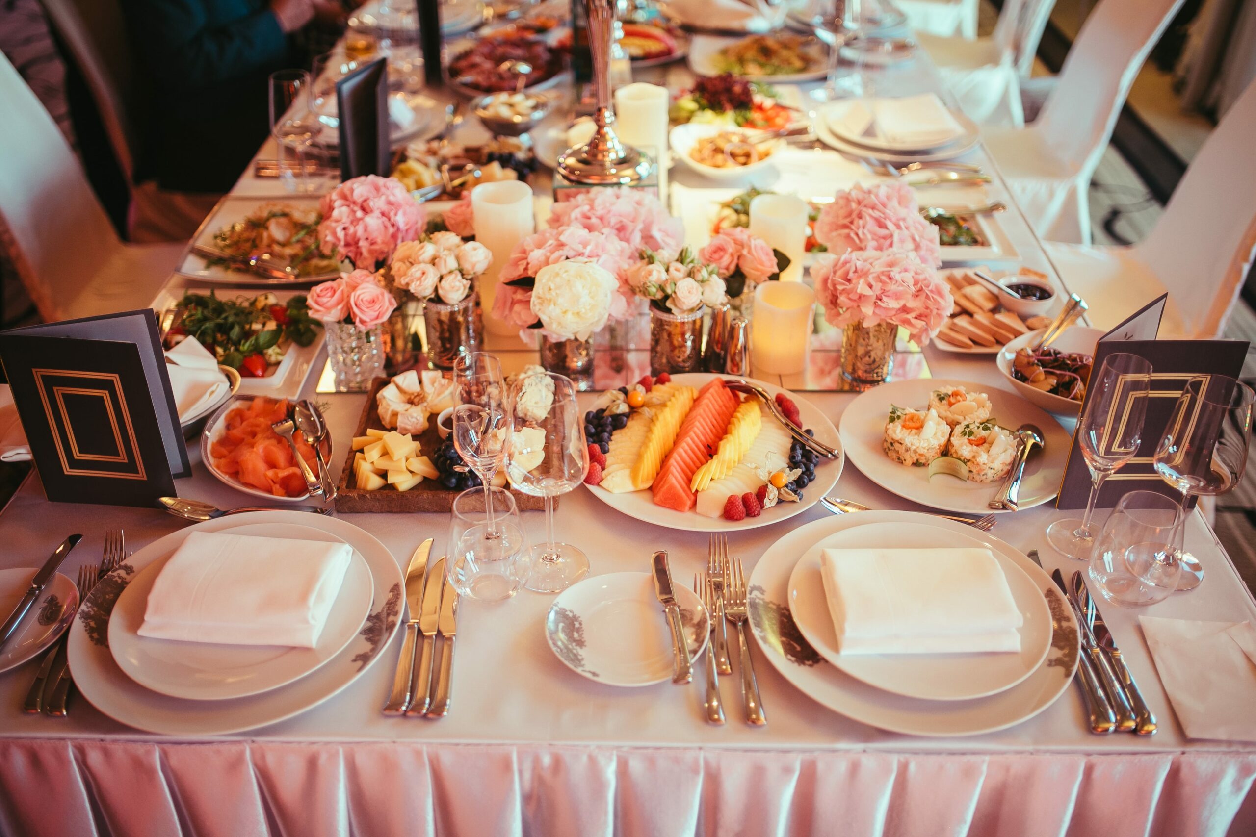 Bridebook.co.uk high tea wedding table set up