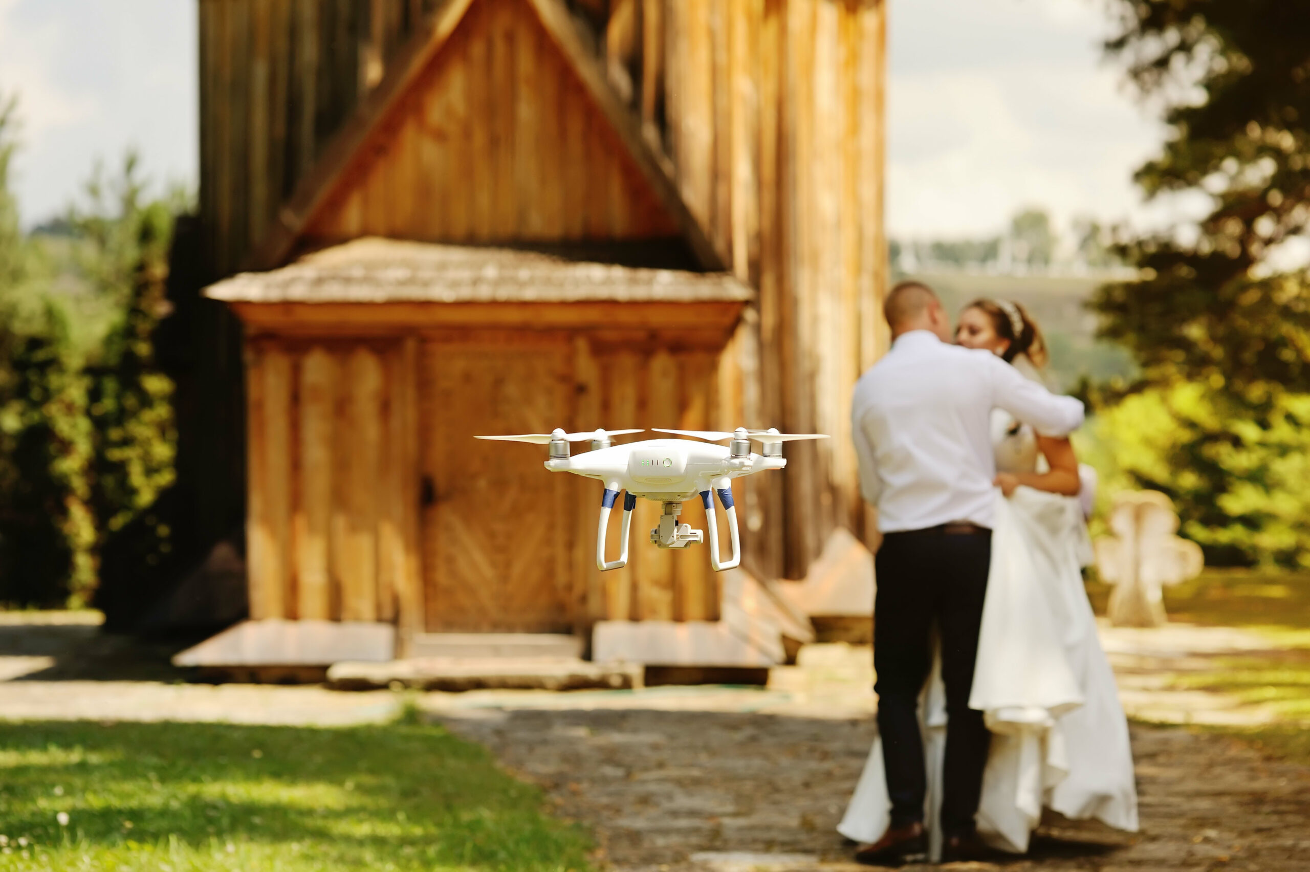 Drone Filming at Wedding