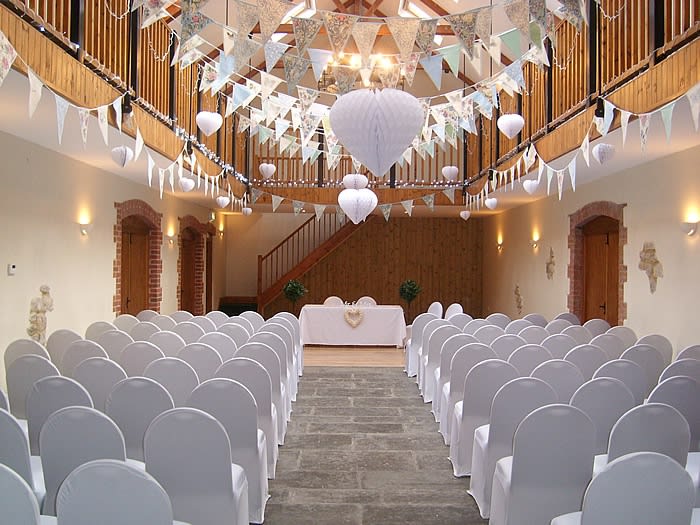 The Victorian Barn, Dorset a lovely room to get married in